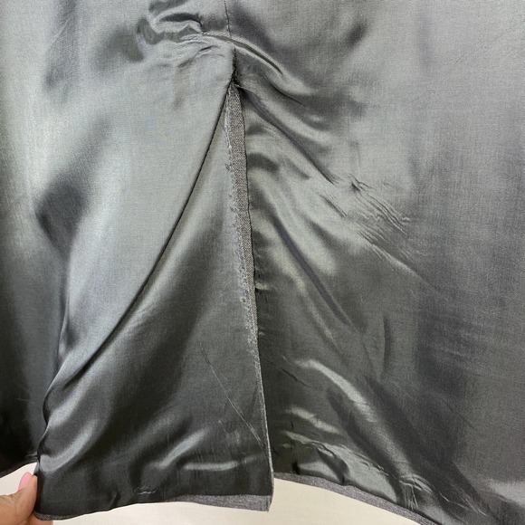 David Taylor Blazer Gray 46L Crested Gold Buttons Wool Blend Academia Regency - Picture 13 of 13